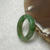 Type A Light Green with Green Patches Jade Jadeite Ring - 3.81g US 6.75 HK 15 Inner Diameter 17.1mm Thickness 5.1 by 3.2mm - Huangs Jadeite and Jewelry Pte Ltd