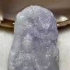 Type A Faint Lavender Jade Jadeite Guan Yin & Dragon Pendant - 56.0g 59.7 by 35.0 by 12.7mm - Huangs Jadeite and Jewelry Pte Ltd