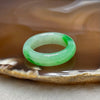 Type A Yang Green Jade Jadeite Ring 4.61g US8 HK17.5 Inner Diameter 18.2mm Thickness 6.1 by 3.8mm - Huangs Jadeite and Jewelry Pte Ltd