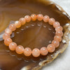 Natural Sunstone Crystal Bracelet 太阳石 18.07g 8.5mm/bead 22 beads - Huangs Jadeite and Jewelry Pte Ltd
