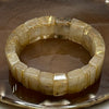 Natural Golden Rutilated Quartz Bracelet 手牌 - 72.37g 18.7 by 14.9 by 8.2mm/piece 18 pieces - Huangs Jadeite and Jewelry Pte Ltd