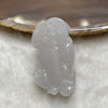 Type A Grey with Brownish Red Spots Jade Jadeite  Pixiu Charm - 16.99g 37.4 by 18.7 by 13.7mm - Huangs Jadeite and Jewelry Pte Ltd