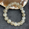 Natural Grey Moonstone Bracelet 灰月光 - 29.93g 10.5mm/bead 19 beads - Huangs Jadeite and Jewelry Pte Ltd