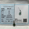 Type A Green Omphacite Jade Jadeite Pixiu - 2.27g 26.9 by 11.7 by 5.5mm - Huangs Jadeite and Jewelry Pte Ltd