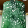 Type A ICY Spicy Green Jade Jadeite Shan Shui Pendant - 35.06g 63.8 by 35.2 by 6.0mm - Huangs Jadeite and Jewelry Pte Ltd
