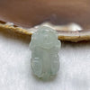 Type A Faint Green with Green Piao Hua Jade Jadeite Pixiu Charm - 6.92g 24.8 by 13.8 by 12.8mm - Huangs Jadeite and Jewelry Pte Ltd