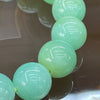 Type A Burmese Icy Apple Green Jade Jadeite - 45.79g 12.1mm/bead 16 beads - Huangs Jadeite and Jewelry Pte Ltd