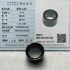 Type A Black Jade Jadeite Ring 20.89g US12 HK27 Inner Diameter 21.5mm Thickness 20.0 by 4.2mm - Huangs Jadeite and Jewelry Pte Ltd