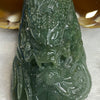 Type A Old Mine Burmese Blueish Green Jadeite Dragon Ruyi 71.76g 70.8 by 21.0 by 39.4mm - Huangs Jadeite and Jewelry Pte Ltd