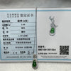 Type A Green Omphacite Jade Jadeite Hulu - 2.49g 25.9 by 10.5 by 6.5mm - Huangs Jadeite and Jewelry Pte Ltd