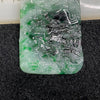 Type A Spicy Green Jade Jadeite Shan Shui Pendant 24.12g 58.7 by 36.6 by 4.9mm - Huangs Jadeite and Jewelry Pte Ltd