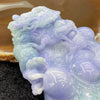 Rare High End Type A Burmese Lavender Jade Jadeite Dragon - 124.67g 78.8 by 50.3 by 24.8mm - Huangs Jadeite and Jewelry Pte Ltd