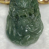 Type A Old Mine Burmese Blueish Green Jadeite Dragon Ruyi 71.76g 70.8 by 21.0 by 39.4mm - Huangs Jadeite and Jewelry Pte Ltd
