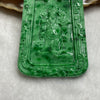 Type A Spicy Green God of Fortune 29g 56.1 by 37.8 by 6.4mm - Huangs Jadeite and Jewelry Pte Ltd