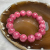 Natural Rhodonite Crystal Bracelet 69.3g 13.4mm/bead 16 beads - Huangs Jadeite and Jewelry Pte Ltd