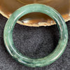 Type A Oily Green Piao Hua Jadeite Bangle 66.73g inner diameter 57.0mm Thickness 11.6 by 10.5mm - Huangs Jadeite and Jewelry Pte Ltd