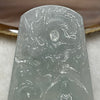 Type A Semi Icy Green Jade Jadeite Dragon Buddha - 34.06g 60.7 by 44.3 by 6.5mm - Huangs Jadeite and Jewelry Pte Ltd