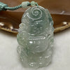 Rare Type A Icy Green Jade Jadeite Wealth Prosperity Dragon Pendant 35.02g 71.1 by 40.0 by 14.1mm - Huangs Jadeite and Jewelry Pte Ltd
