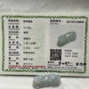 Type A Faint Green Jade Jadeite with Yellow Spots Pixiu Charm - 13.87g 37.8 by 18.1 by 13.8mm - Huangs Jadeite and Jewelry Pte Ltd