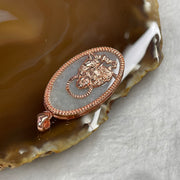 Type A Faint Green Jade Jadeite Milo Laughing Buddha with 925 Silver Pendant - 8.7g 39.8 by 22.0 by 3.9mm - Huangs Jadeite and Jewelry Pte Ltd