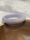 Type A Semi Icy Lavender Jade Jadeite Bangle - 60.87g Inner Diameter 56.4mm Thickness 12.5 by 8.9mm - Huangs Jadeite and Jewelry Pte Ltd