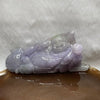 Type A Faint Green & Lavender Jade Jadeite Milo Buddha Pendant - 61.1g 84.2 by 40.1 by 20.2mm - Huangs Jadeite and Jewelry Pte Ltd
