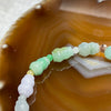 Type A Mixed Colour Jade Jadeite Hulu Bracelet 16.78g 10.7 by 7.9mm/Hulu 13 pieces - Huangs Jadeite and Jewelry Pte Ltd