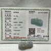Type A Faint Green with Brownish Yellow Spots Jade Jadeite Pixiu Charm - 15.28g 35.7 by 18.0 by  15.0mm - Huangs Jadeite and Jewelry Pte Ltd