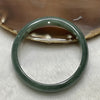 Type A High Quality Green Jade Jadeite Bangle - 40.82g Inner Diameter 55.1mm Thickness 12.6 by 6.1mm - Huangs Jadeite and Jewelry Pte Ltd
