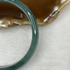 Type A Icy Blueish Green Jadeite Bangle 43.24g inner diameter 61.1mm 11.7 by 6.3mm - Huangs Jadeite and Jewelry Pte Ltd