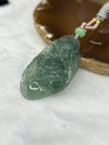 Grand Master Certified Type A HIGH ICY Green Piao Hua Jade Jadeite Dragon Pendant 28.30g 52.7 by 30.0 by 12.3 mm - Huangs Jadeite and Jewelry Pte Ltd