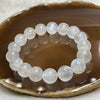 Natural Blue Moonstone Crystal Bracelet 46.6g 12.8mm/bead 17 beads - Huangs Jadeite and Jewelry Pte Ltd
