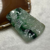 Type A Semi Icy Shan Shui Jade Jadeite Pendant 37.29g 66.7 by 47.2 by 6.1mm - Huangs Jadeite and Jewelry Pte Ltd