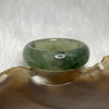 Type A Semi Icy Green Piao Hua Jade Jadeite Ring - 4.68g US 8 HK 18 Thickness 7.5 by 3.6mm Inner Diameter 18.3mm - Huangs Jadeite and Jewelry Pte Ltd
