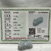 Type A Faint Grey with Yellow Spots Jade Jadeite Pixiu Charm - 17.52g 36.6 by 18.6 by 15.0mm - Huangs Jadeite and Jewelry Pte Ltd