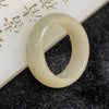 Type A Burmese Yellow Jade Jadeite Ring - 5.25g US 8.5 HK 19 Inner Diameter 19.0mm - Huangs Jadeite and Jewelry Pte Ltd