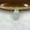Type A Green Jade Jadeite Peanut - 1.47g 14.3 by 7.4 by 7.4 mm - Huangs Jadeite and Jewelry Pte Ltd