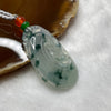 Type A Icy Blueish Green Piao Hua Ruyi Jade Jadeite 7.35g 41.9 by 23.8 by 4.3mm - Huangs Jadeite and Jewelry Pte Ltd