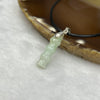 Type A Green Jade Jadeite Bamboo 3.27g 19.9 by 6.2 by 6.2 mm - Huangs Jadeite and Jewelry Pte Ltd