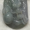 Type A Faint Lavender & Green Jade Jadeite Dragon Pendant - 67.5g 71.8 by 39.7 by 16.6mm - Huangs Jadeite and Jewelry Pte Ltd