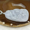 Type A Lavender Jade Jadeite Guan Yin and Elephant Pendant - 61.50 g 61.5 by 42.9 by 11.6 mm - Huangs Jadeite and Jewelry Pte Ltd