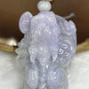 Grand Master Certified Type A Lavender and Green Jade Jadeite Pixiu Pendant 62.81g 56.7 by 31.0 by 27.0 mm - Huangs Jadeite and Jewelry Pte Ltd