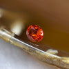 Natural Orange Red Garnet Crystal Stone for Setting - 1.20ct 6.4 by 5.2 by 3.8mm - Huangs Jadeite and Jewelry Pte Ltd
