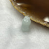 Type A Green Jade Jadeite Peanut - 1.45g 13.8 by 7.5 by 7.5 mm - Huangs Jadeite and Jewelry Pte Ltd