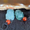 Type A Jade jadeite Pixiu pair 8.05g 22.2 by 13.6 by 8.5 mm - Huangs Jadeite and Jewelry Pte Ltd