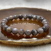Natural Grey Sunstone Crystal Bracelet - 19.81g 8.8mm/bead 23 beads - Huangs Jadeite and Jewelry Pte Ltd