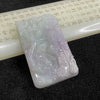 Type A Icy Lavender & Green Buddha 普度众生 Jade Jadeite - 116.93g 78.5 by 51.8 by 12.7mm - Huangs Jadeite and Jewelry Pte Ltd