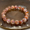 Natural Orange Beads Bracelet - 30.0g 10.1mm/bead 19 beads - Huangs Jadeite and Jewelry Pte Ltd