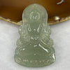 HIGH QUALITY Type A High Icy Green Tibetan Bodhisattva Jade Jadeite Pendant - 27.05g 63.5 by 39.7 by 6.3mm - Huangs Jadeite and Jewelry Pte Ltd